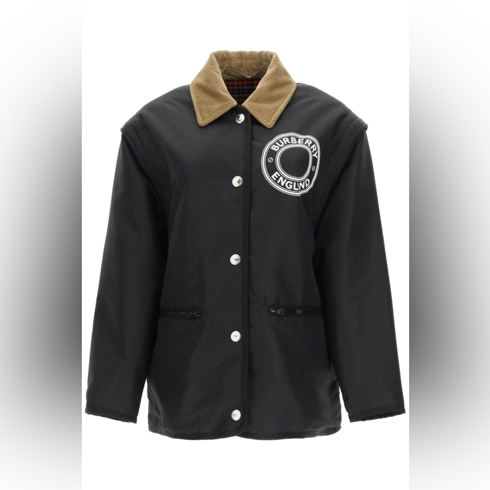 Burberry Westcliff Reversible Detachable Sleeve Jacket